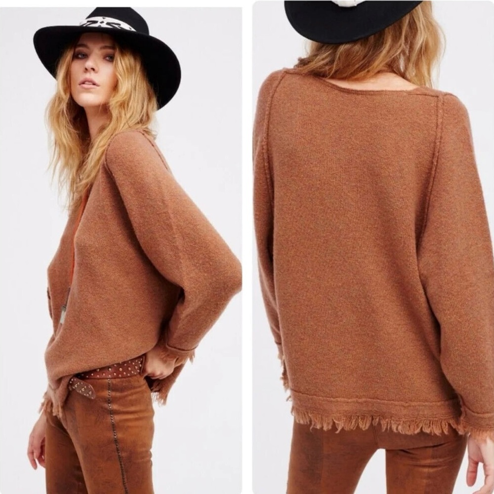 Free People Irresistible V Sweater A1